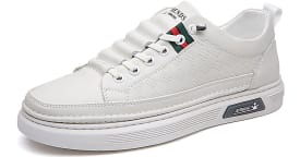 Calçado em pele que proporciona suporte, durabilidade e conforto