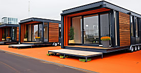 Nhà container với cách nhiệt và chống thấm hiện đại