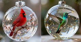Limited Edition—Add these crystal glass birds to your holiday home today.