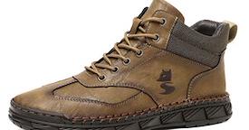 Men’s Cowhide Shoes Built for All-Day Walking & Driving